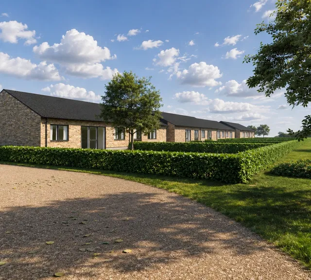 townhouse MEJRUP: 3-room home of 84 m² with bright, modern interiors