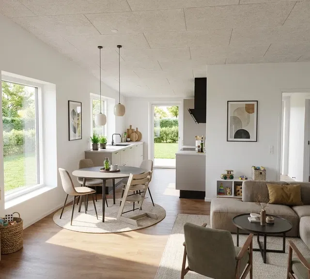 townhouse SKOVBUNDEN - Live in a Nature-Rich Area, Bright and Modern 3-Room Home