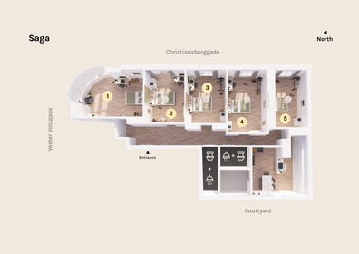 Visual presentation of the listing