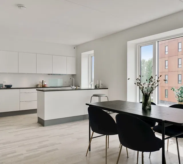 apartment 4-værelses bolig med stor altan eller terrasse