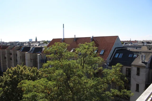 apartment Hyggelig 2V på 6. etage - højt over byens tage med godt lys og udsigt