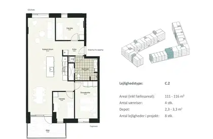 Visual presentation of the listing