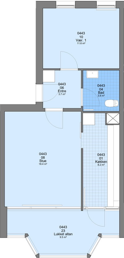 Dejlig apartment - Kongeleddet, Rødby - 3