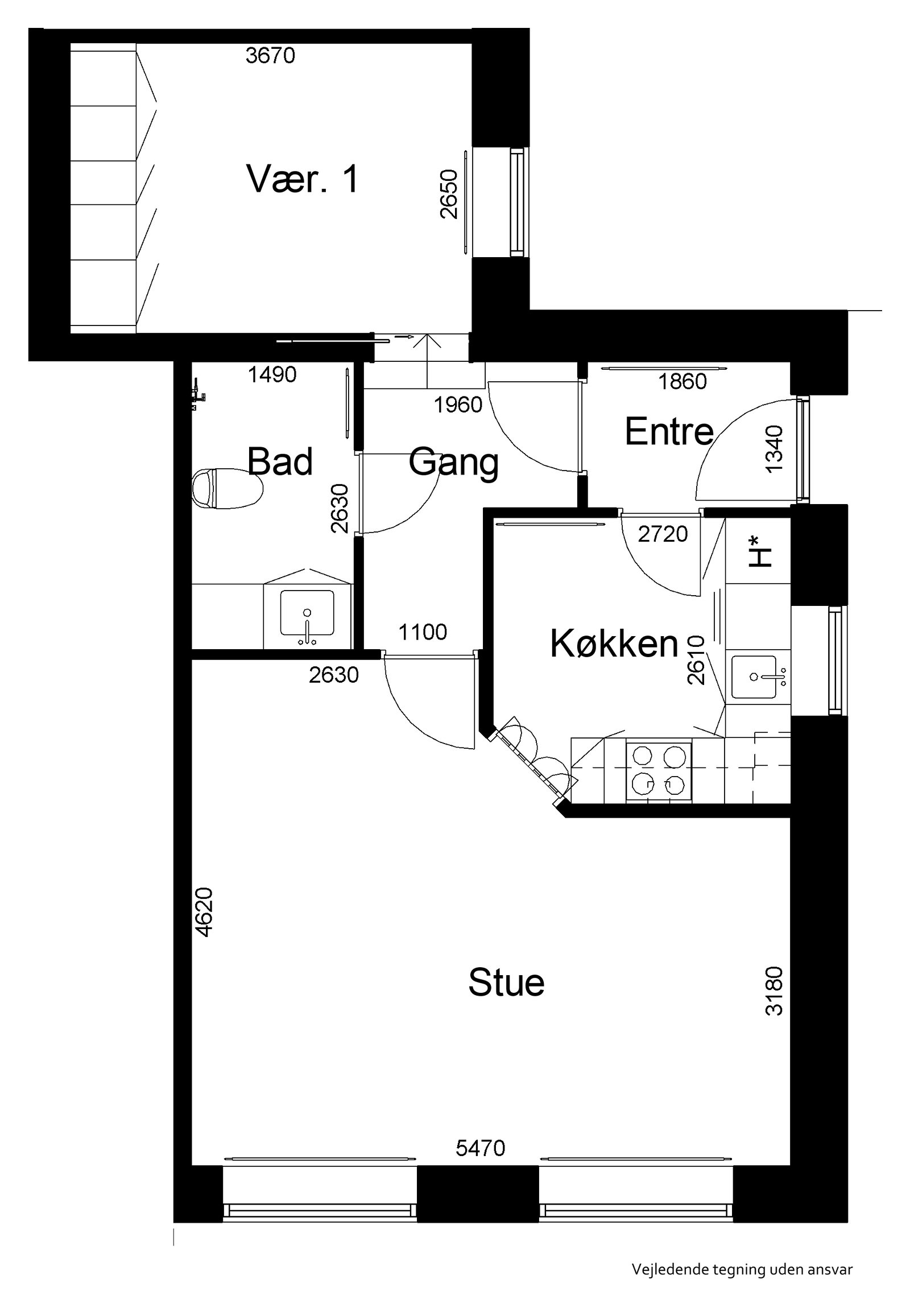 Visual presentation of the listing