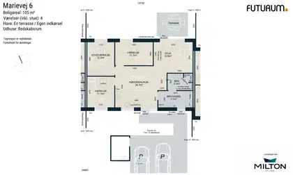 Visual presentation of the listing