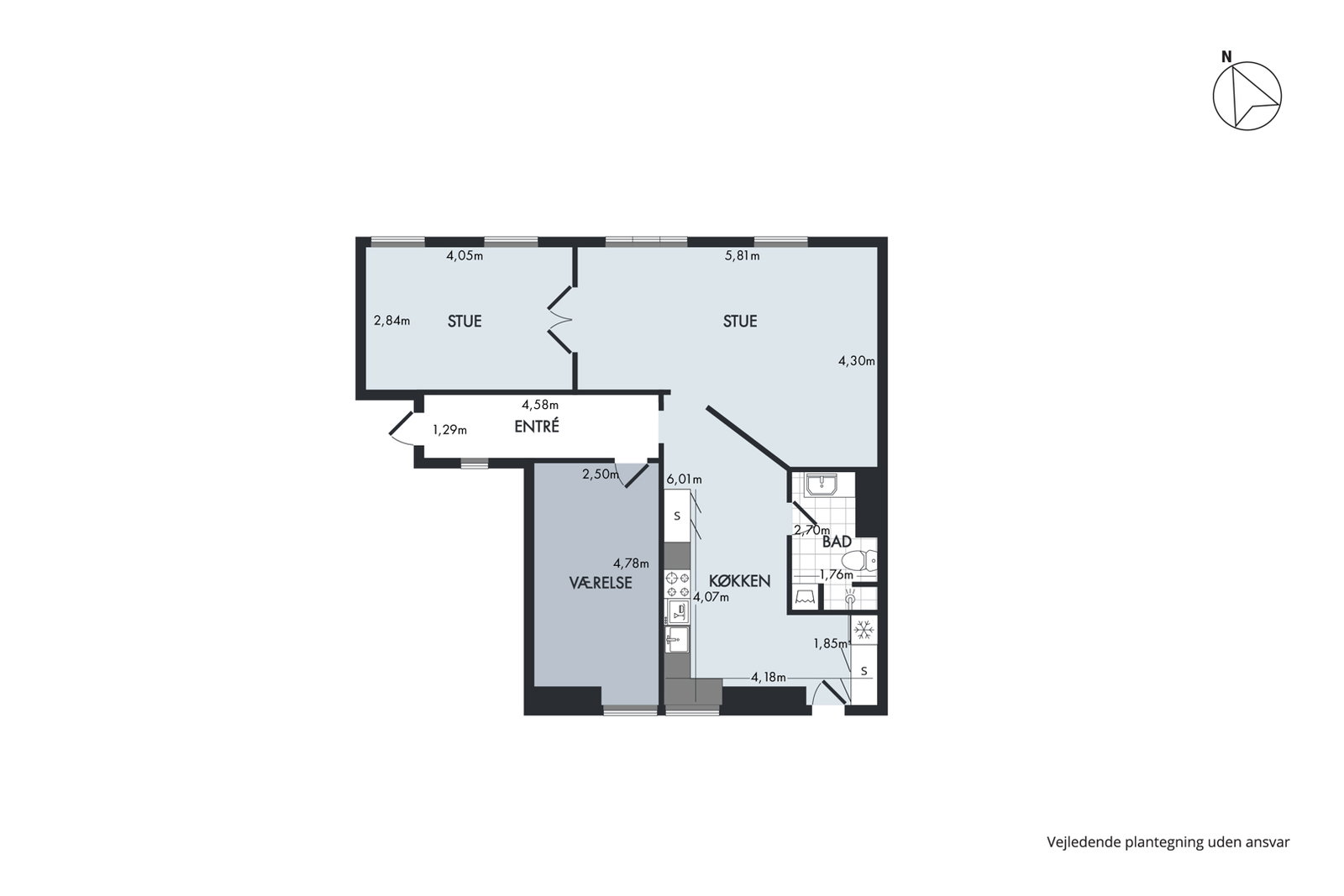 Visual presentation of the listing