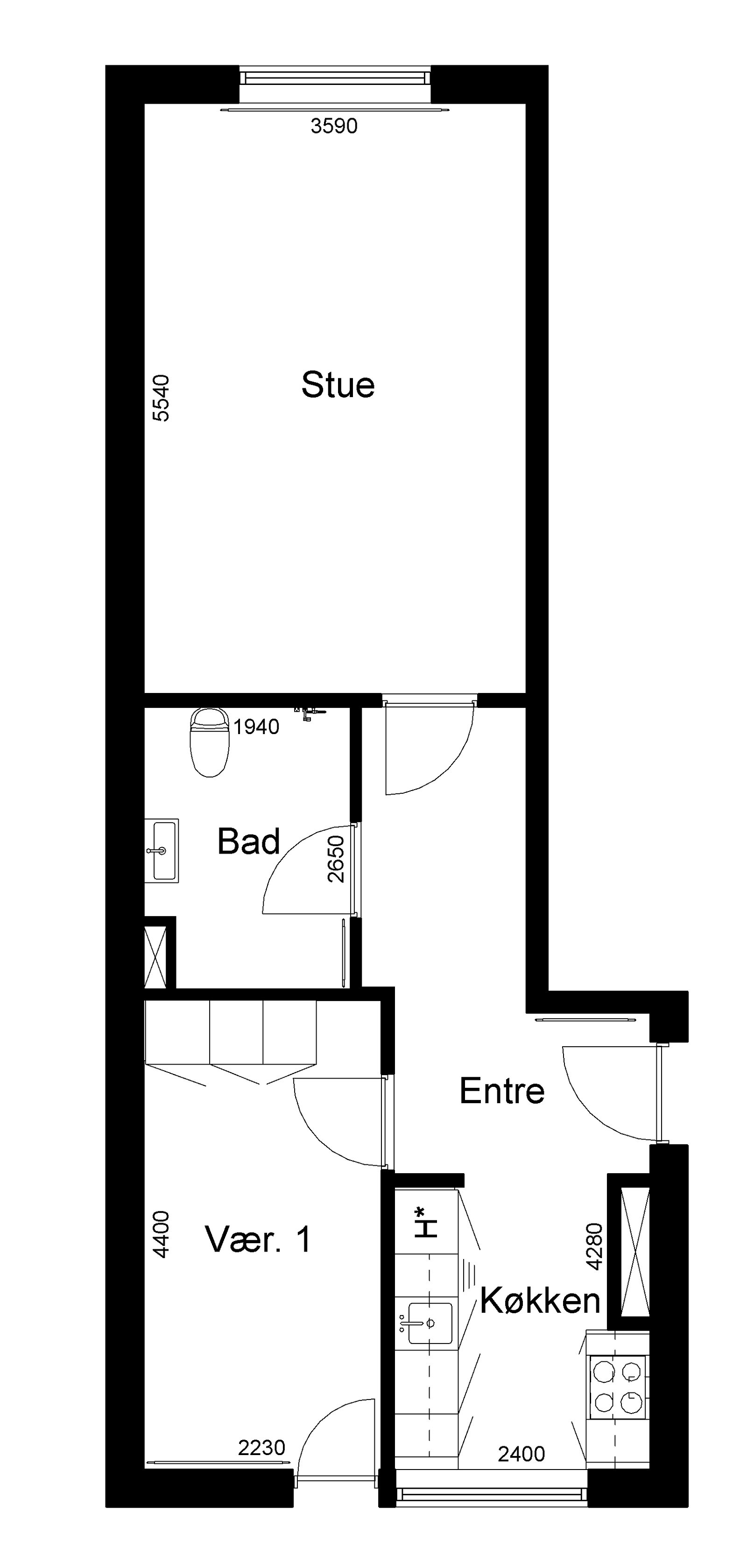 Visual presentation of the listing