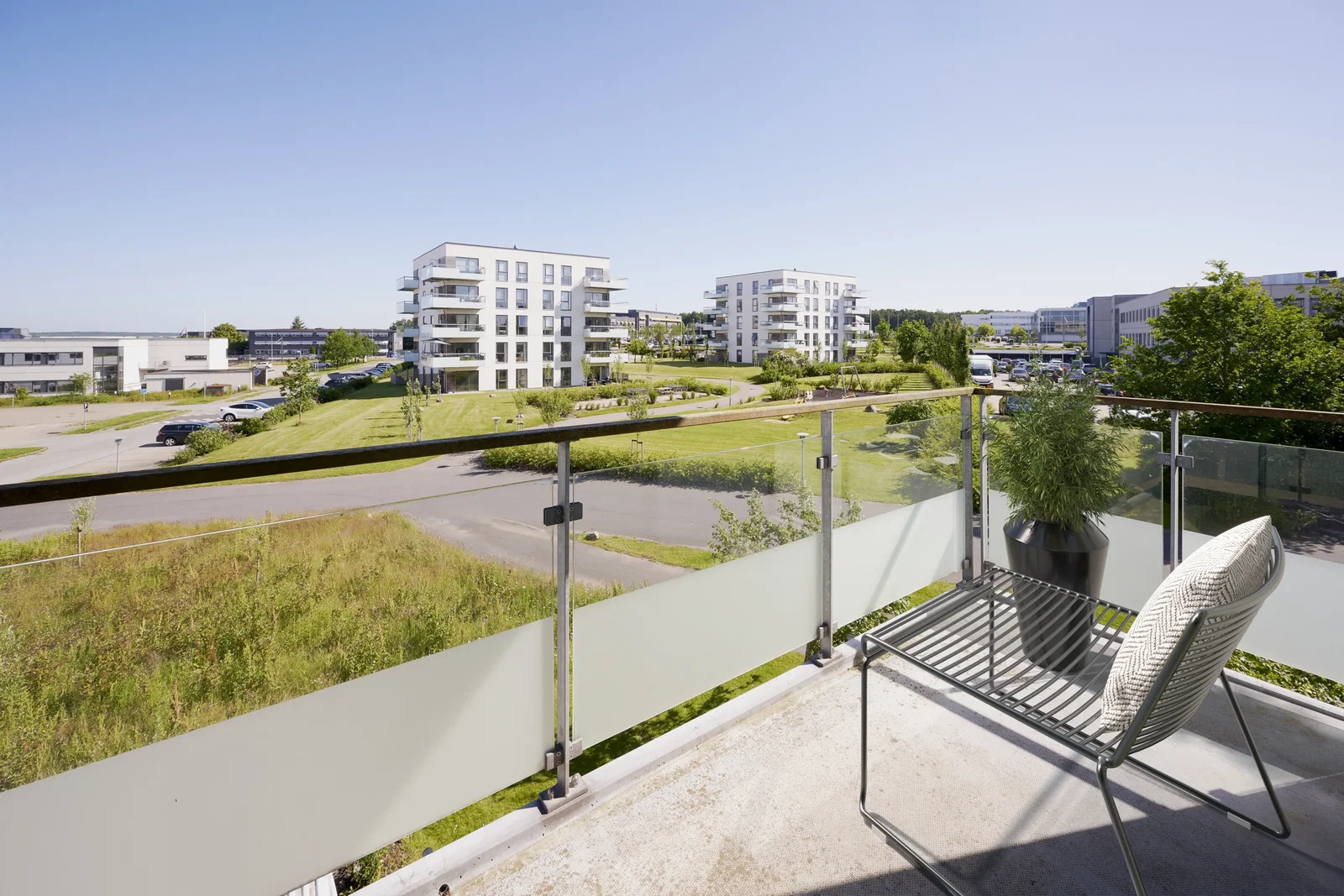 apartment Delevenlig 3-værelses lejlighed med stor altan
