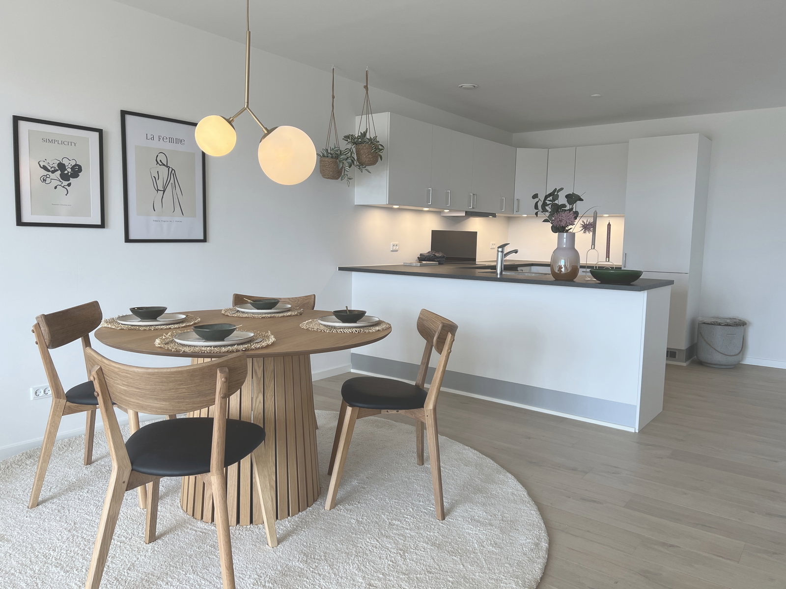 townhouse Moderne 4-værelses dobbelthus på 100 m²