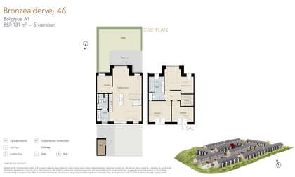 Visual presentation of the listing