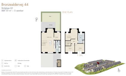 Visual presentation of the listing