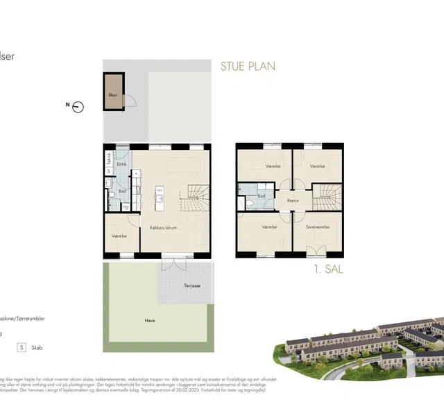 townhouse Fantastisk rækkehus i Kokkedal