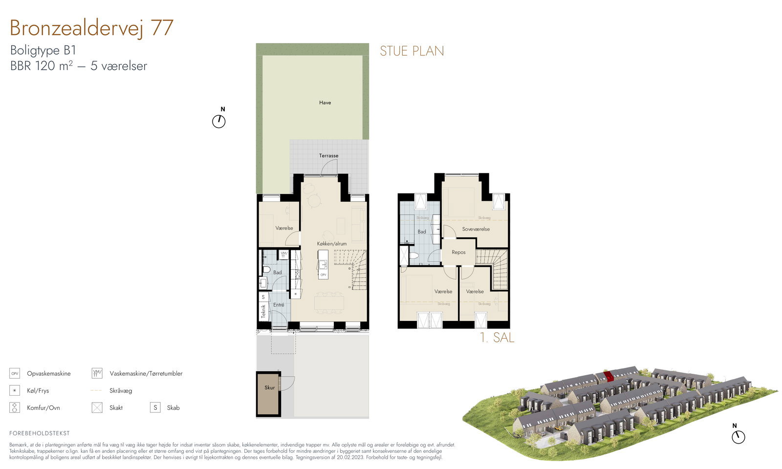 Visual presentation of the listing