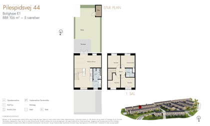 Visual presentation of the listing