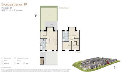 Visual presentation of the listing