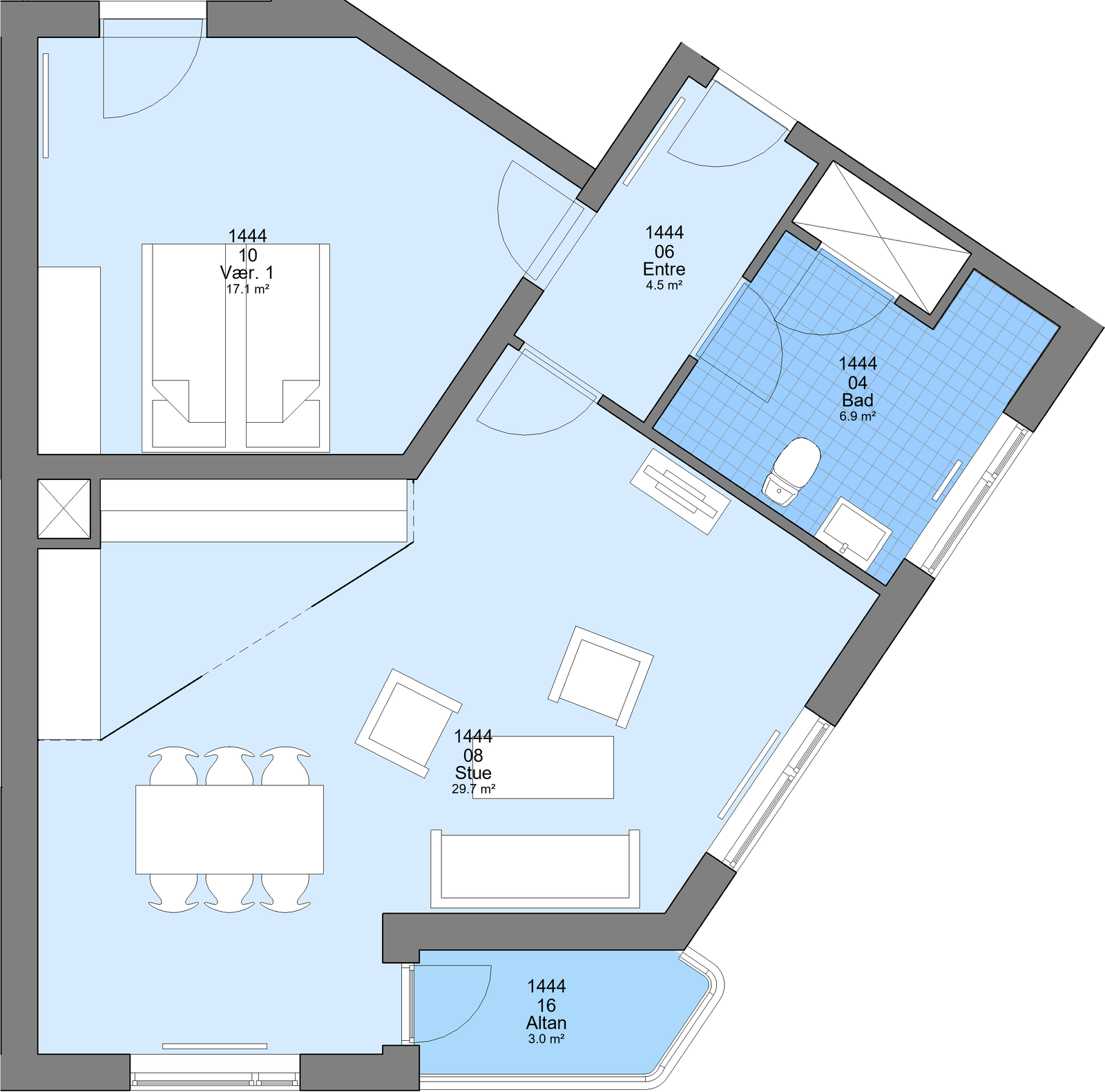 Visual presentation of the listing