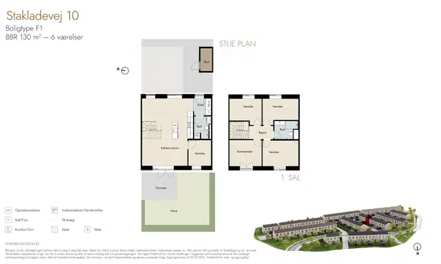 townhouse Rummeligt rækkehus med have og terrasse i Kokkedal
