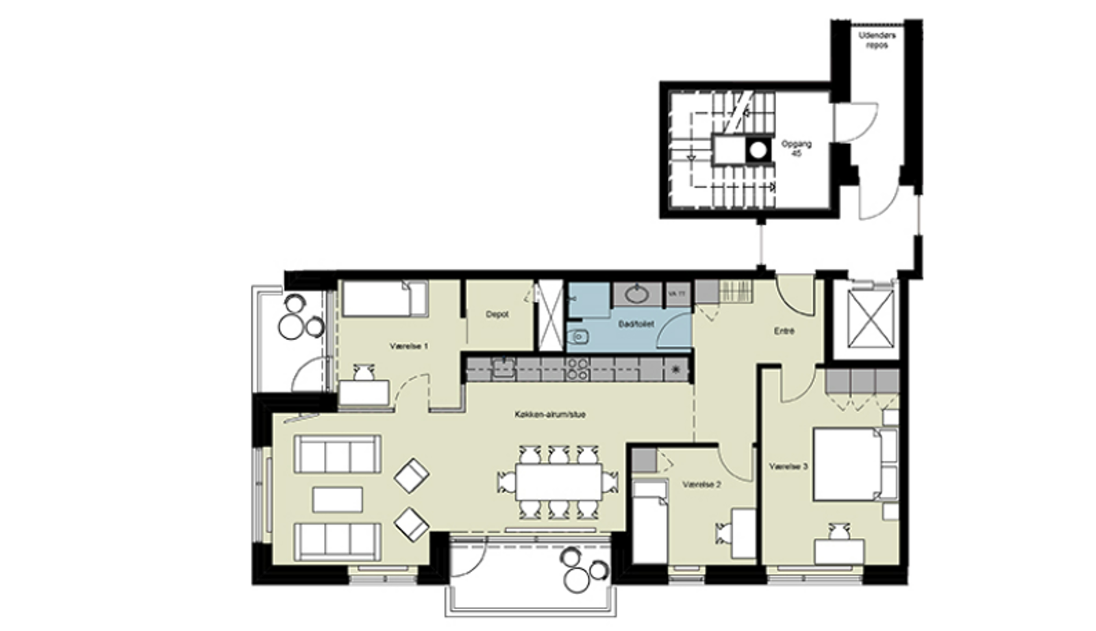 Visual presentation of the listing