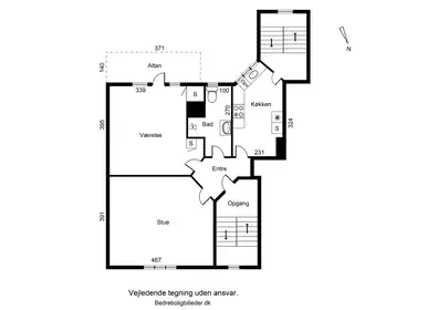 Visual presentation of the listing