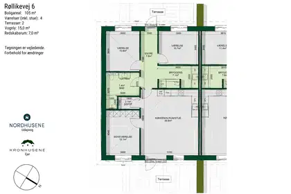 Visual presentation of the listing