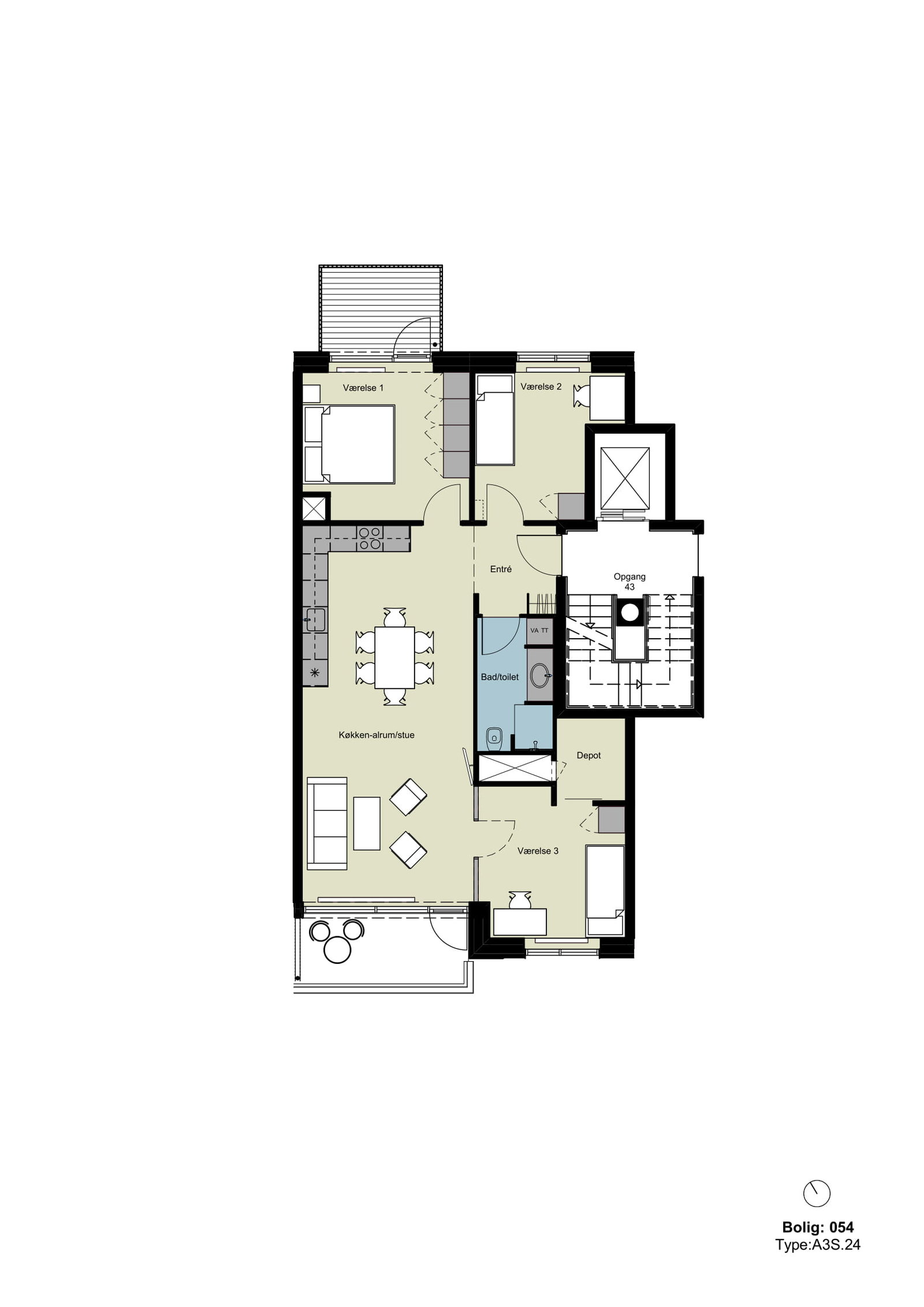 Visual presentation of the listing