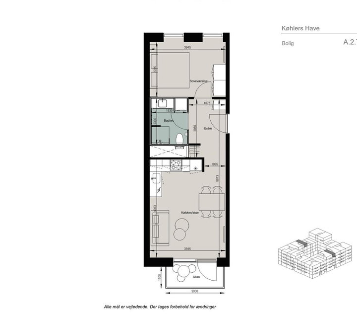 Moderne lejlighed med fælles faciliteter - Andrea Brochmanns Gade, København SV - 0