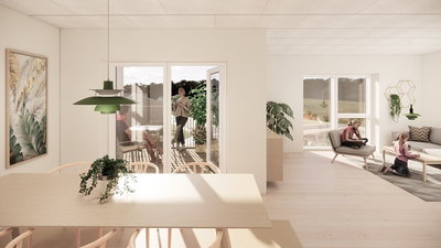 Moderne 2-værelses bolig med altan i Årslev - Takvingen, Årslev - 4