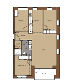 Visual presentation of the listing