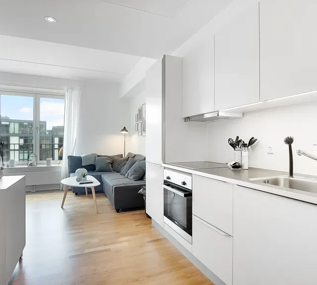 apartment Lys 2-værelses bolig tæt på fjord og byliv