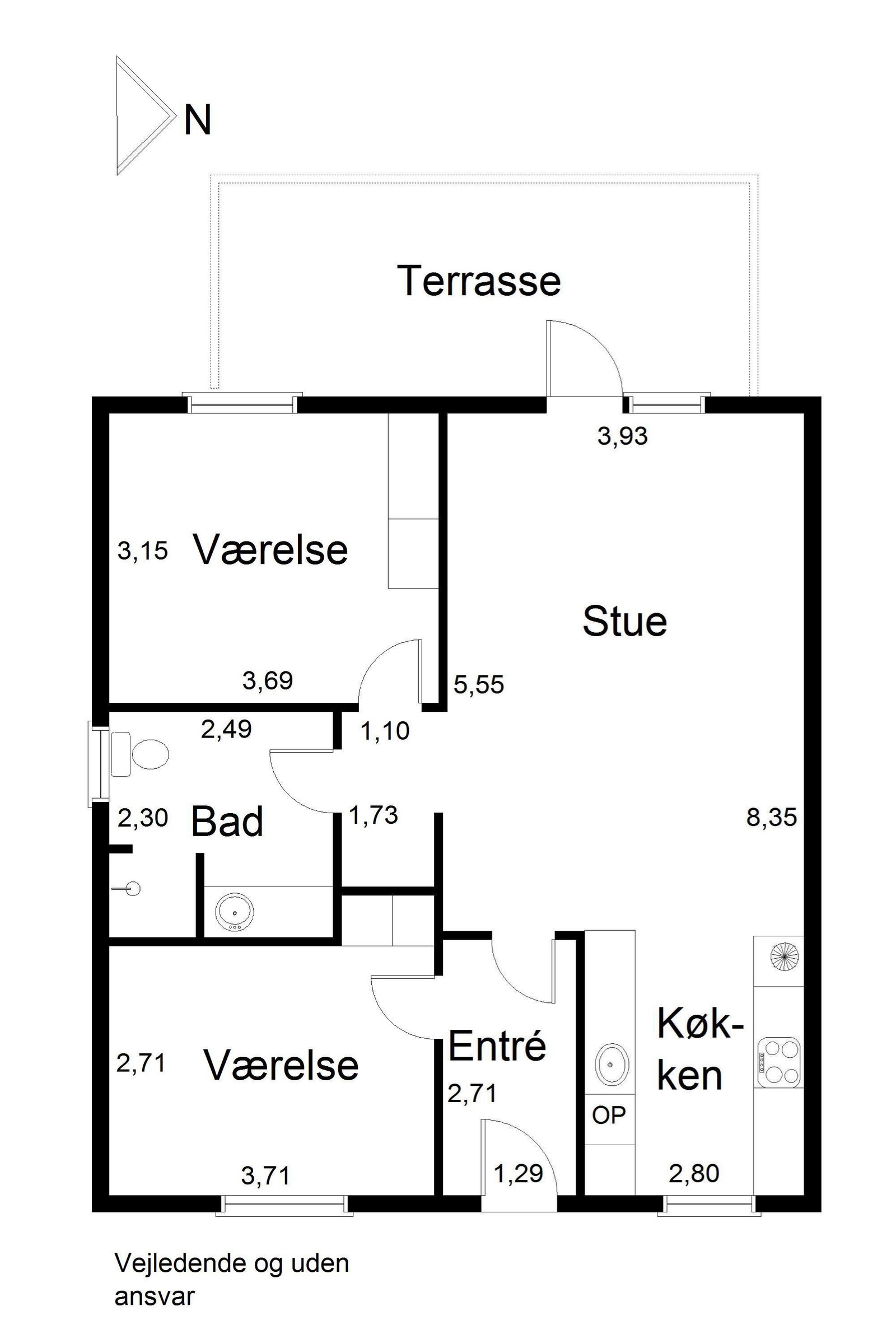 Visual presentation of the listing