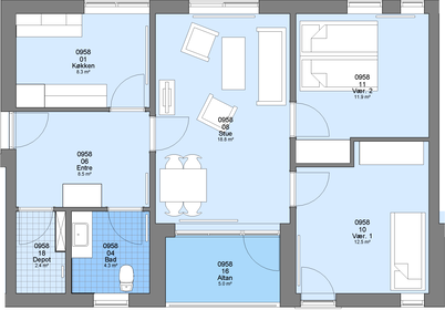 Visual presentation of the listing