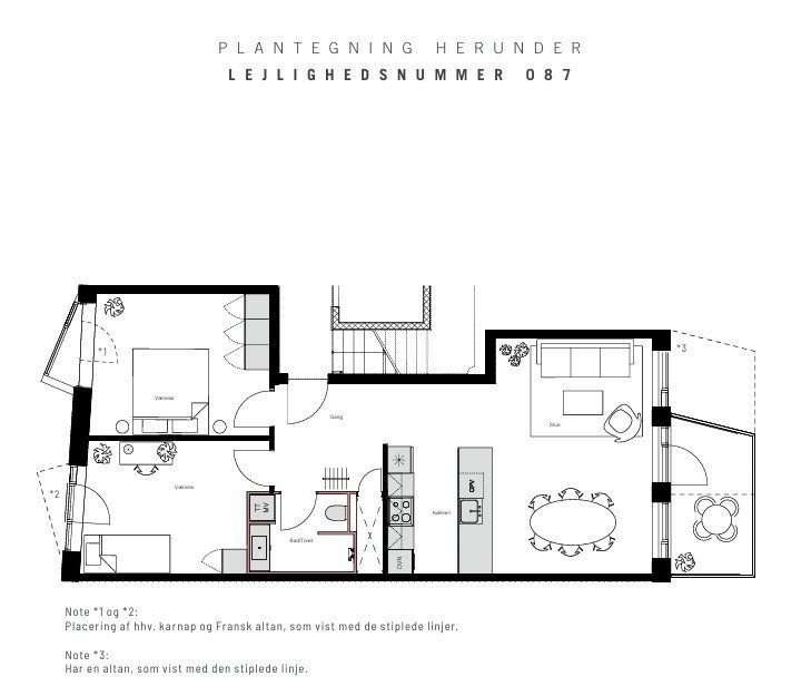 Visual presentation of the listing