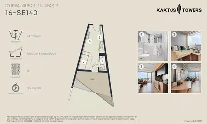 Visual presentation of the listing