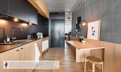 Visual presentation of the listing