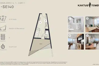 Visual presentation of the listing