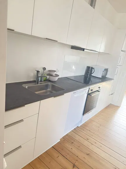apartment Bright 3-Room Apartment with Courtyard in Horsens