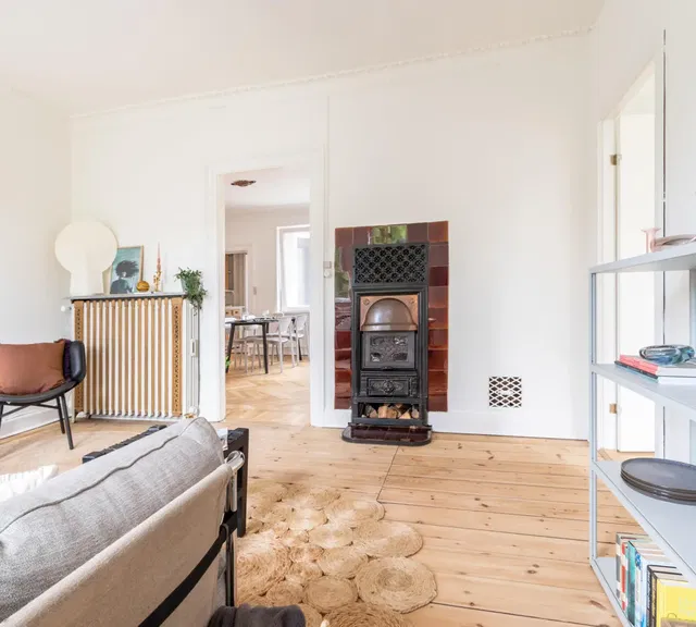 apartment Nostalgiske retrodetaljer og masser af plads