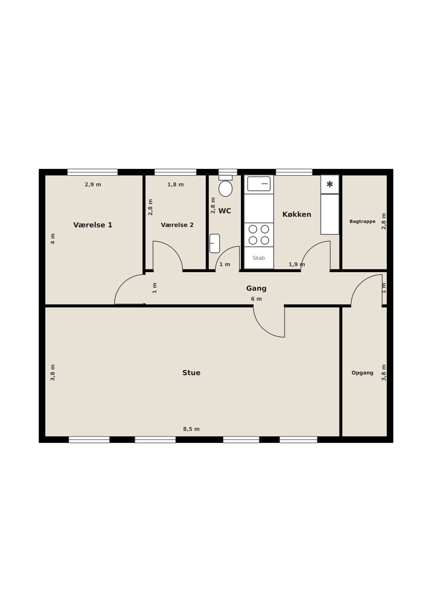Visual presentation of the listing