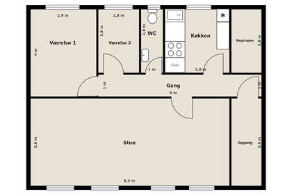Visual presentation of the listing