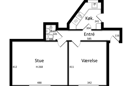 Visual presentation of the listing