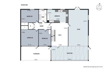 Visual presentation of the listing