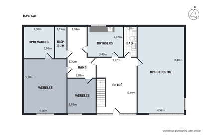 Visual presentation of the listing