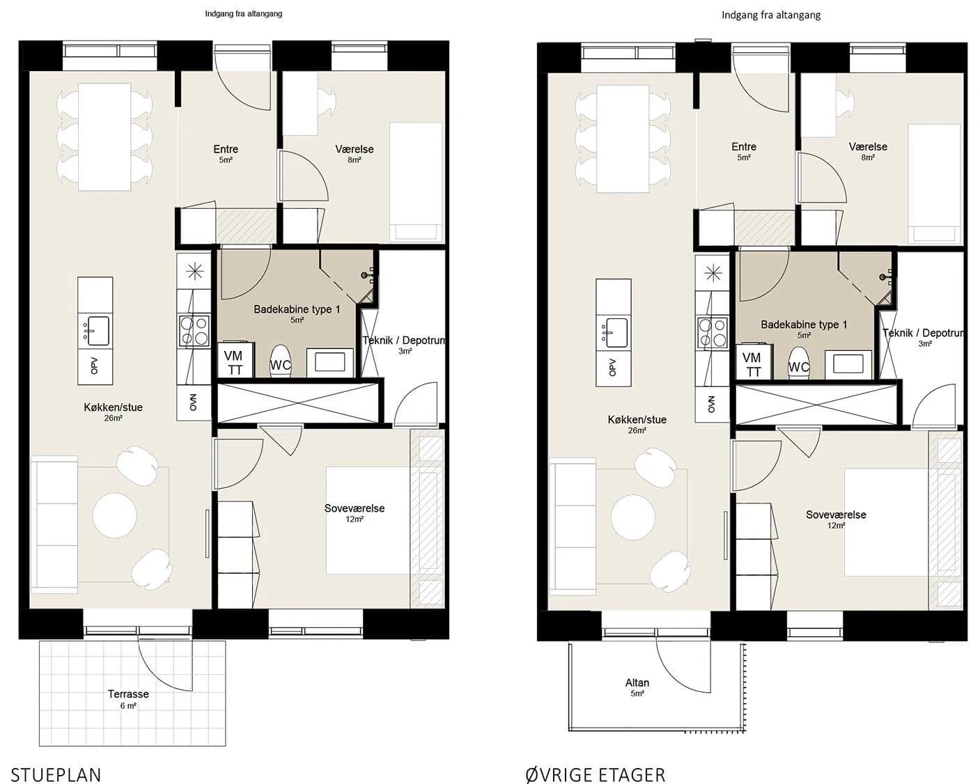 Visual presentation of the listing
