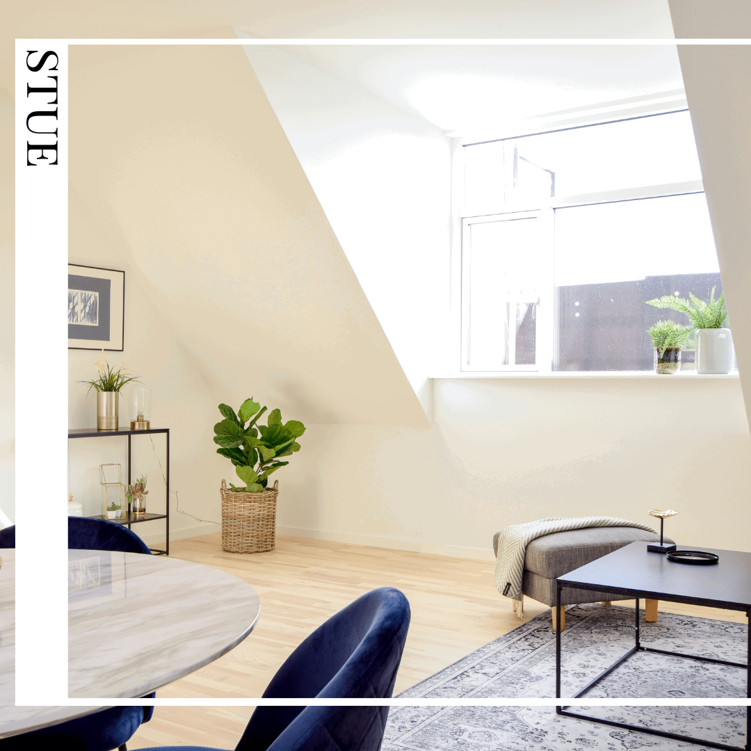 apartment Lys lejlighed i to plan med rækkehusfornemmelse