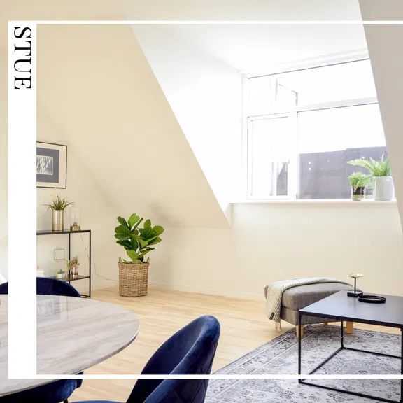 apartment Lys lejlighed i to plan med rækkehusfornemmelse