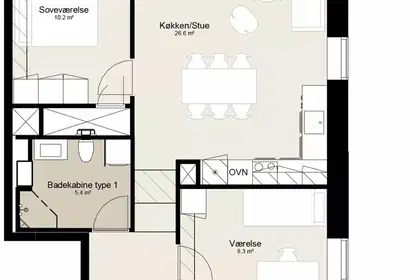 Visual presentation of the listing