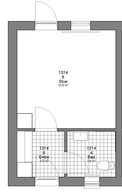 Hyggeligt rækkehus - ungdomsbolig i Børkop (28 m²) - Kragelundvej, Børkop - 4