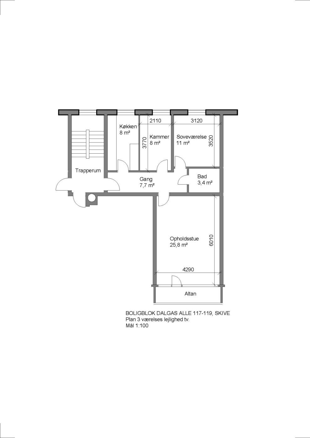 Visual presentation of the listing