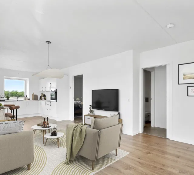 apartment Lys 4-værelses lejlighed på 96 m² i Herning
