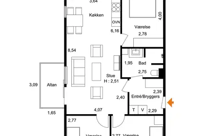 Visual presentation of the listing